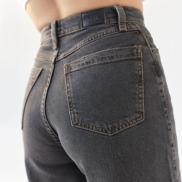 BDG Denim - NEW UO BDG The A Wide Black Retro Wide Leg Washed Jeans 38